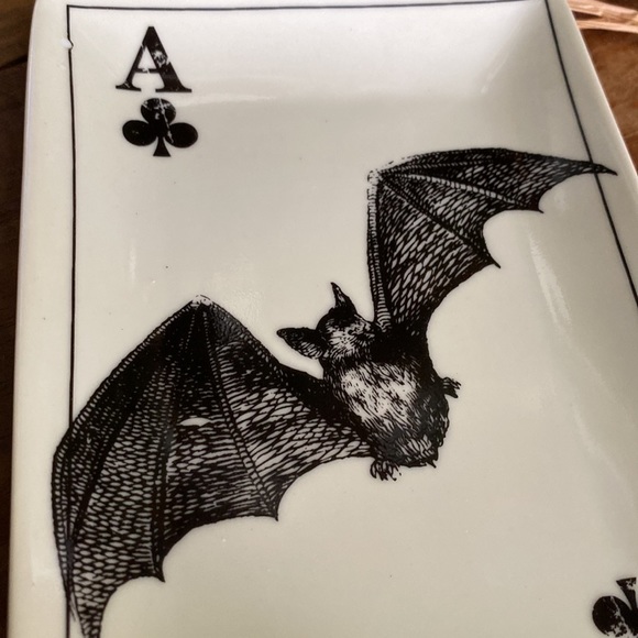 Pottery Barn Rare Terrifying Ace Playing Cards with Spooky Image Plates 🦉💀🕷🦇 - Picture 13 of 16